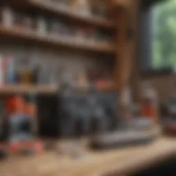 A well-organized tool kit for home maintenance
