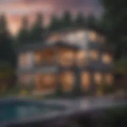 Conceptual illustration of an LLC structure for rental investments