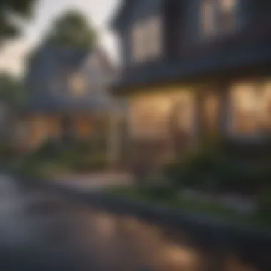 Charming neighborhood showcasing affordable housing