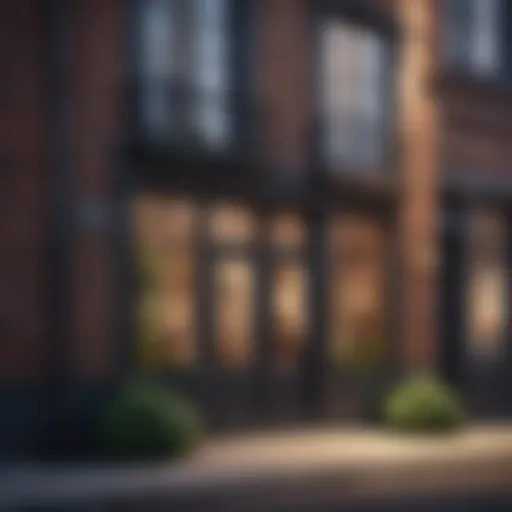 Stylish apartment exterior in the Bishop Arts Area
