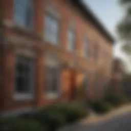 Exterior view of Barracks Row Apartments showcasing historical architecture