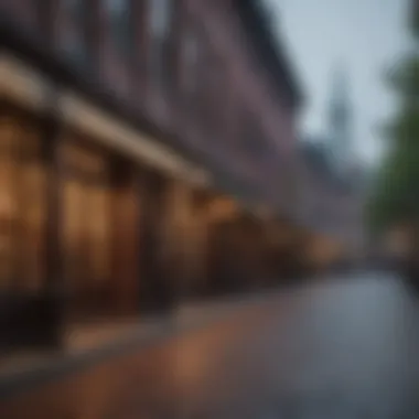 The bustling atmosphere of Quincy Market