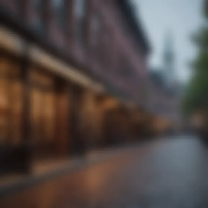 The bustling atmosphere of Quincy Market