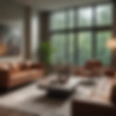 Common Living Area in Atlanta Rental Common living area in an Atlanta rental property
