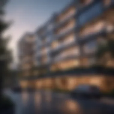 Sleek Architectural Design of a Modern Condo Building Modern Condo Building Exterior