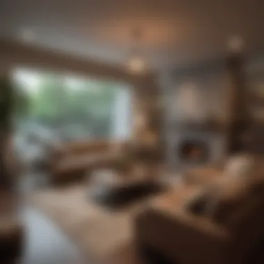 Cozy Living Space Inside a Duplex Cozy living space inside a duplex highlighting modern design and comfort.
