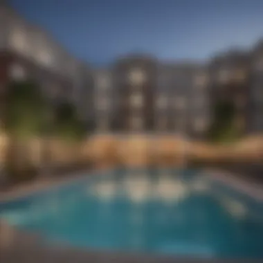 Exceptional Amenities at Dupont Place Amenities available at Dupont Place Apartments, including pool and fitness center