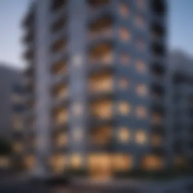 Modern Flats in Downtown Los Angeles Modern architectural design of downtown LA flats