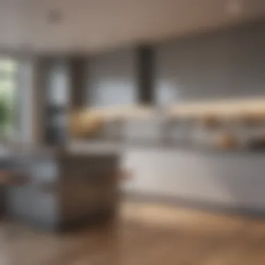 Modern Kitchen Design Modern kitchen design in a four-bedroom apartment in Boston