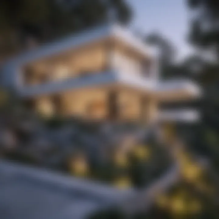 Modern architecture in Hollywood Hills