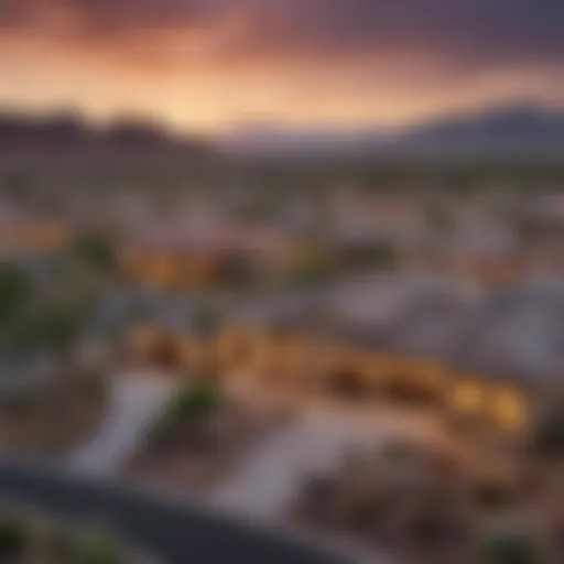 Scenic view of Ahwatukee neighborhood showcasing rental homes.