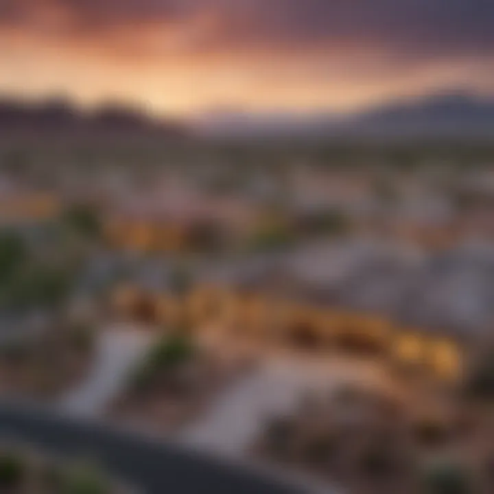 Scenic view of Ahwatukee neighborhood showcasing rental homes.