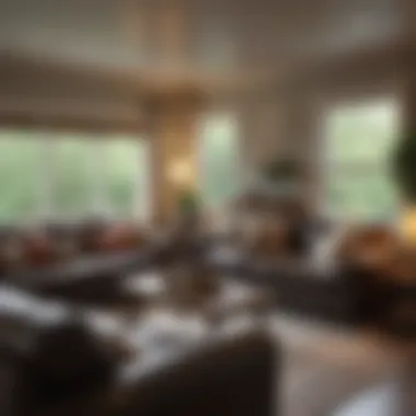 Comfortable Suburban Home Welcoming living room in a suburban home with cozy decor.