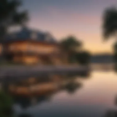 Breathtaking Waterfront View of White Rock Lake Stunning waterfront view of White Rock Lake