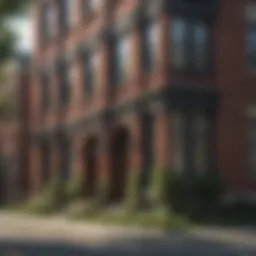 Charming apartment building in Lakeview with unique architecture