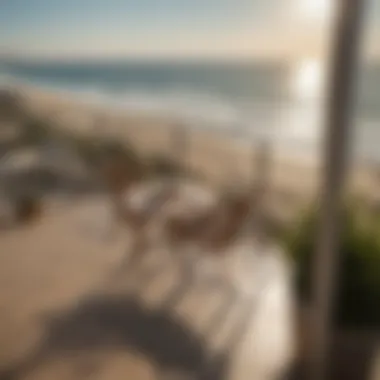 A stunning ocean view from a Pacific Beach apartment balcony