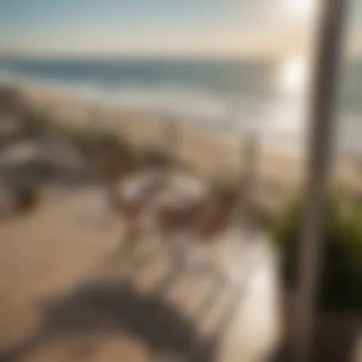 A stunning ocean view from a Pacific Beach apartment balcony