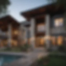 Stunning facade of a residential building in Hyde at Valley Ranch