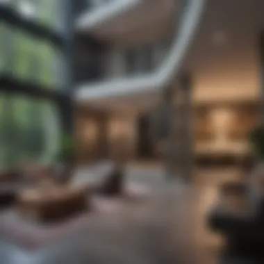 Contemporary Living in Atlanta A modern apartment complex with amenities in Atlanta.