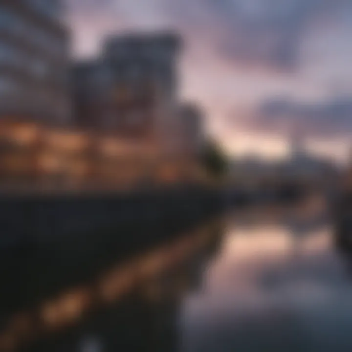 Scenic waterfront view highlighting Portland's unique urban landscape