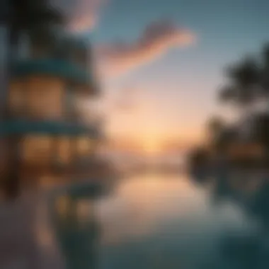 Serenity at South Beach Sunset over the turquoise waters of South Beach