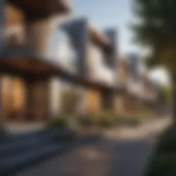 Exterior view of Millcreek Apartments showcasing modern architecture