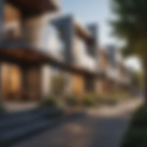 Exterior view of Millcreek Apartments showcasing modern architecture