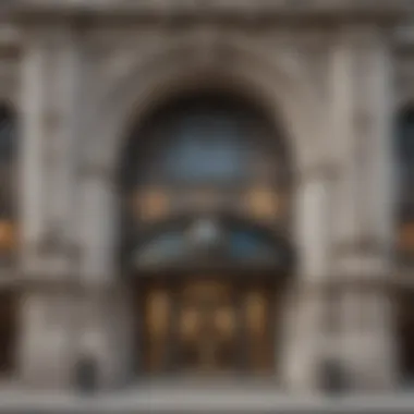 The intricate facade of the Chicago Cultural Center.