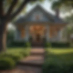 Charming historic district in Dallas showcasing beautiful architecture.