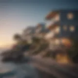 Stunning coastal view of Ocean Park apartments