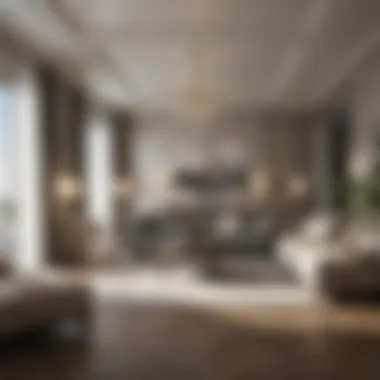 Sophisticated Living Spaces Elegant interiors of a rental unit at Park Place
