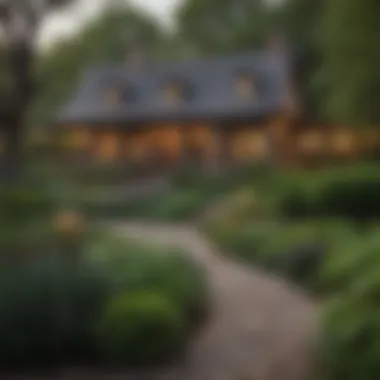 Beautiful Garden of a Historic Property in Potter Highlands Beautiful garden and exterior of a historic property