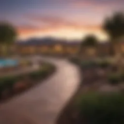 Stunning view of community parks in Vistancia