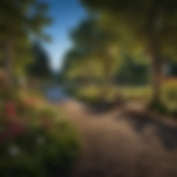 Vibrant local park in South Waterfront area