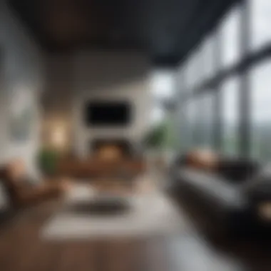 Modern Apartment Living Modern apartment living space in South Waterfront