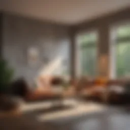 Cozy room setup with natural light