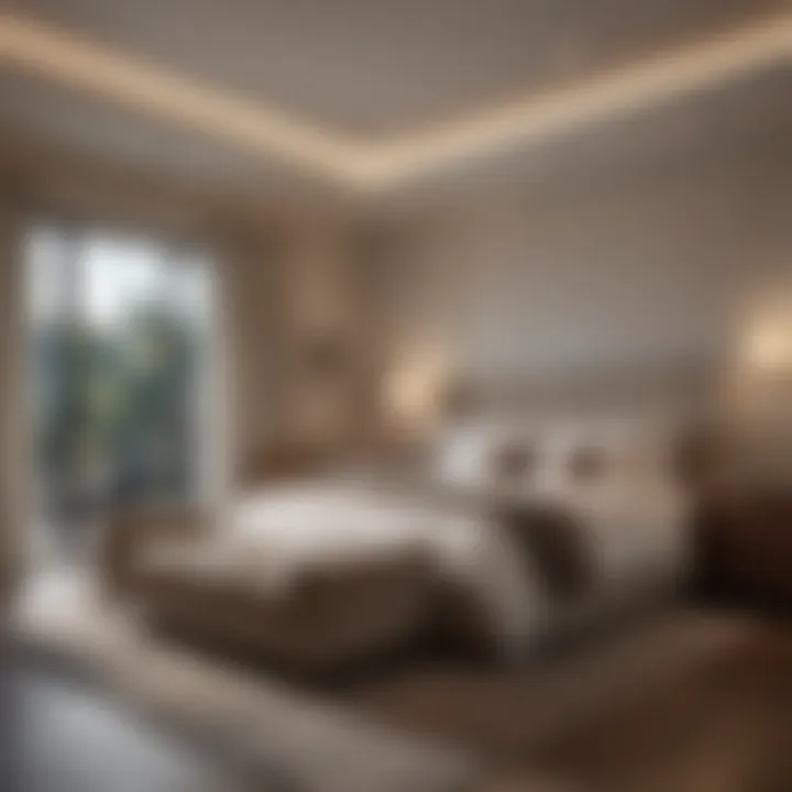 Luxurious bedroom in Los Angeles rental