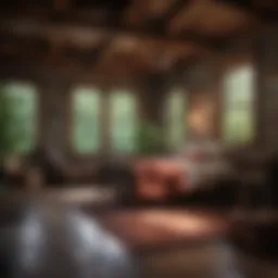 Rustic room interior in Philadelphia