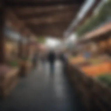 Community Life in Sawtelle: Local Market Vibes Vibrant local market scene in Sawtelle, highlighting community engagement