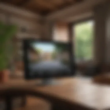 Interactive Digital Tour Interface Interactive digital interface used for home tours