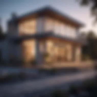 Modern Self-Touring Rental Home Modern self-touring rental home showcasing smart technology