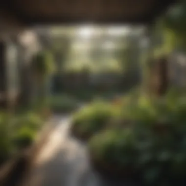 Community garden in Atlanta's shared accommodation