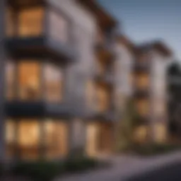 Exterior view of Terra Vista Apartments showcasing modern architecture