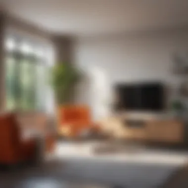 Multifunctional Furniture in Studio Living Stylish studio apartment showcasing multifunctional furniture