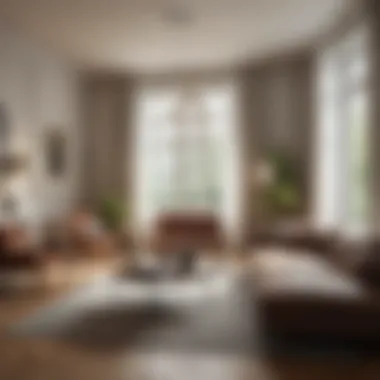 Modern Interiors of Normandy Apartments Interior design elements of a Normandy Apartment highlighting modern living spaces