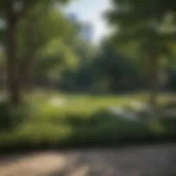 Scenic view of Lincoln Park showcasing green spaces and urban lifestyle