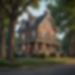 Charming streets lined with historic homes