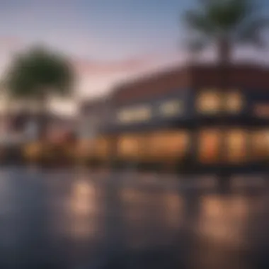 An engaging street scene capturing the local atmosphere with shops and cafes in a popular Phoenix neighborhood.