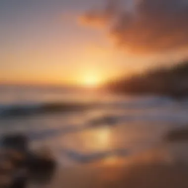 San Diego Coastline Sunset Breathtaking view of San Diego coastline at sunset