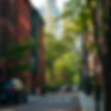 Charming street view in Lincoln Park showcasing historic architecture